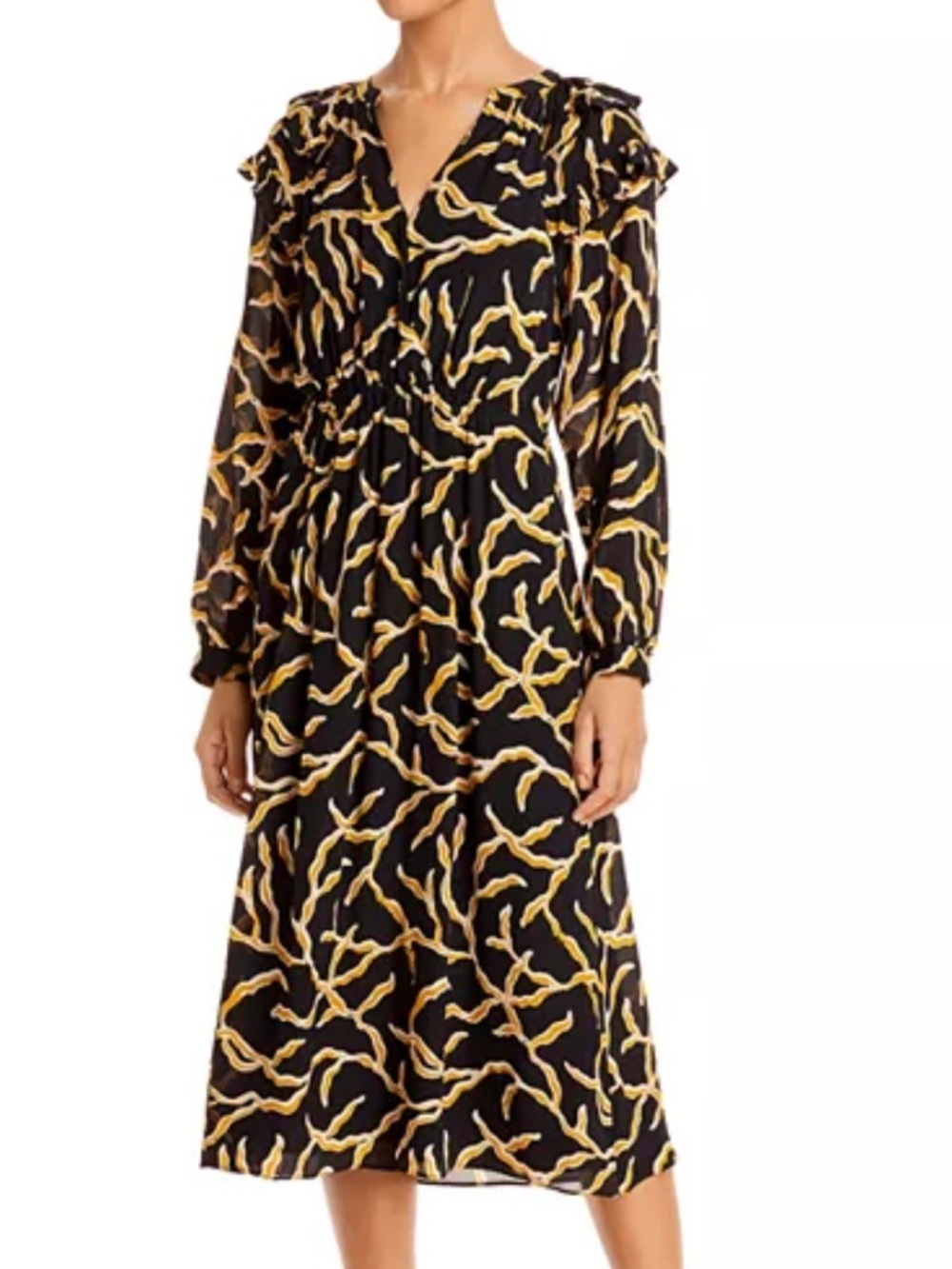 Ba&sh Candice Printed Dress Size 4